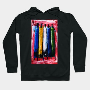 African People, African Colorful Artwork Hoodie